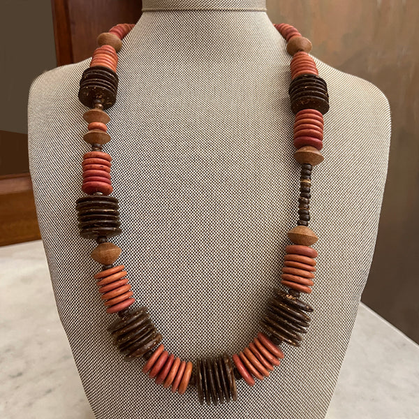 Rose Wood Necklace
