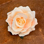Peach Floral Pin