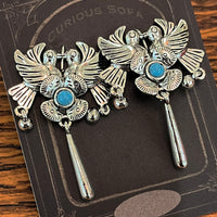 Costume Double Bird Earrings