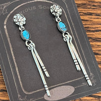 Costume Silver Drop Earrings