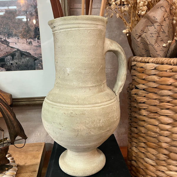 Tall Clay Pitcher