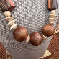 Wood Bead Necklace