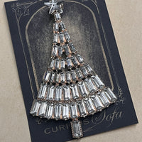 Rhinestone Tree Pin