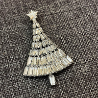 Rhinestone Tree Pin