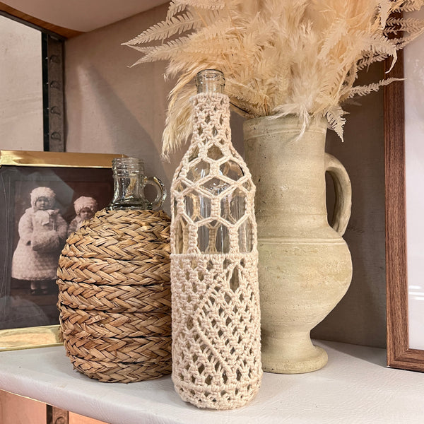 Macrame Bottle Cover