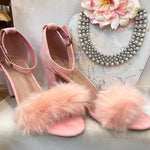 Pink Fur Heels, 8.5