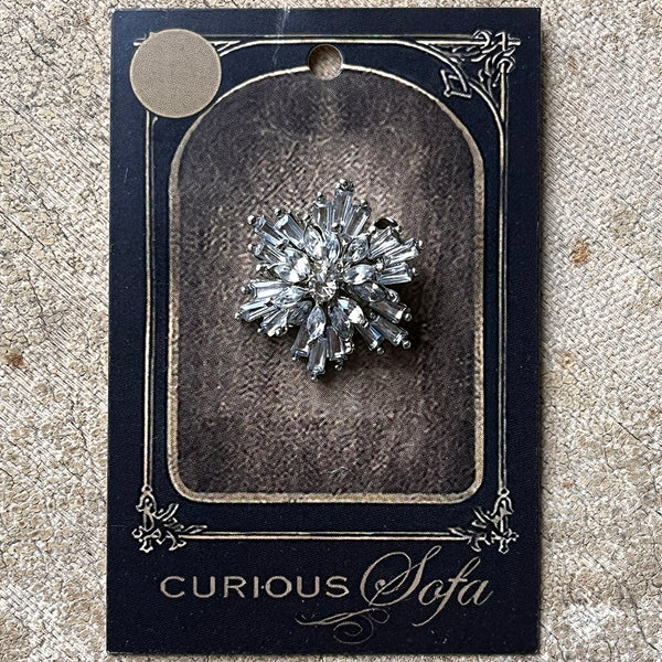 Mini Snowflake Brooch, D