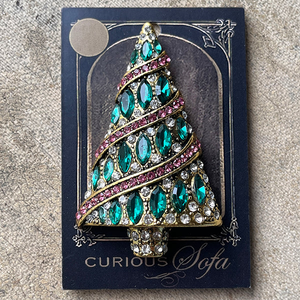 Christmas Tree Brooch, H