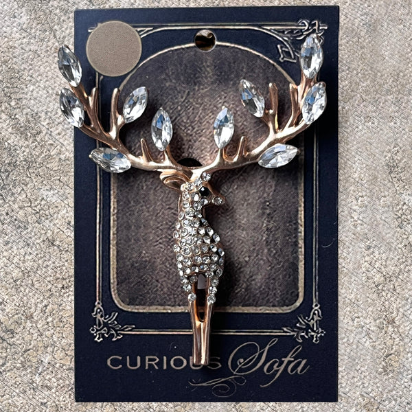 Reindeer Brooch, L