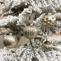Silver Mercury Ornaments