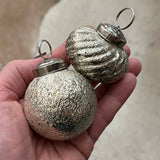 Silver Mercury Ornaments