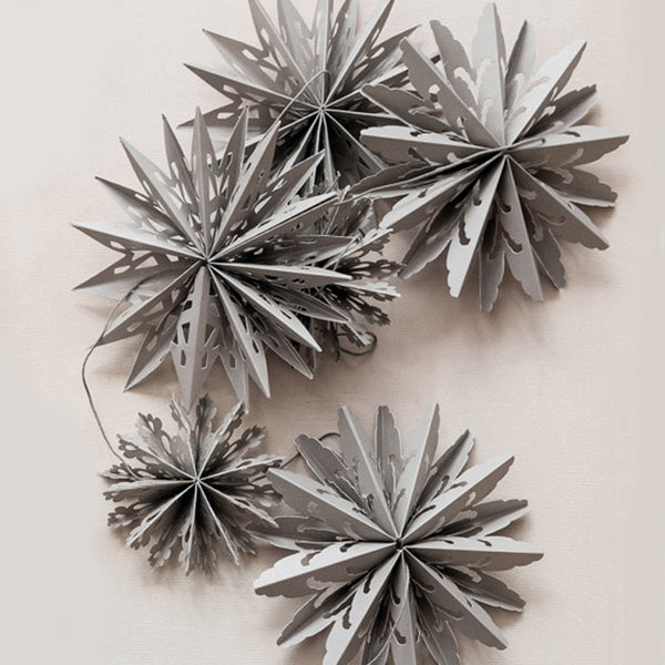 Paper Snowflake Garland