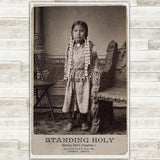Standing Holy Canvas